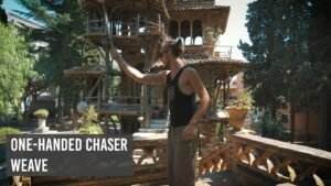 2 Poi 1 hand – One handed chaser weave